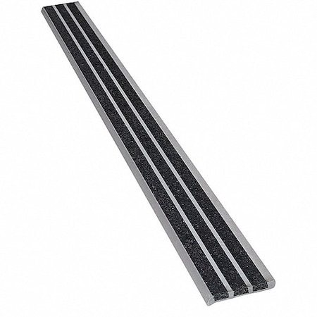 Supergrit 1 7/8" Stair Nosing 5'0" Black-Drilled 121-BLA5